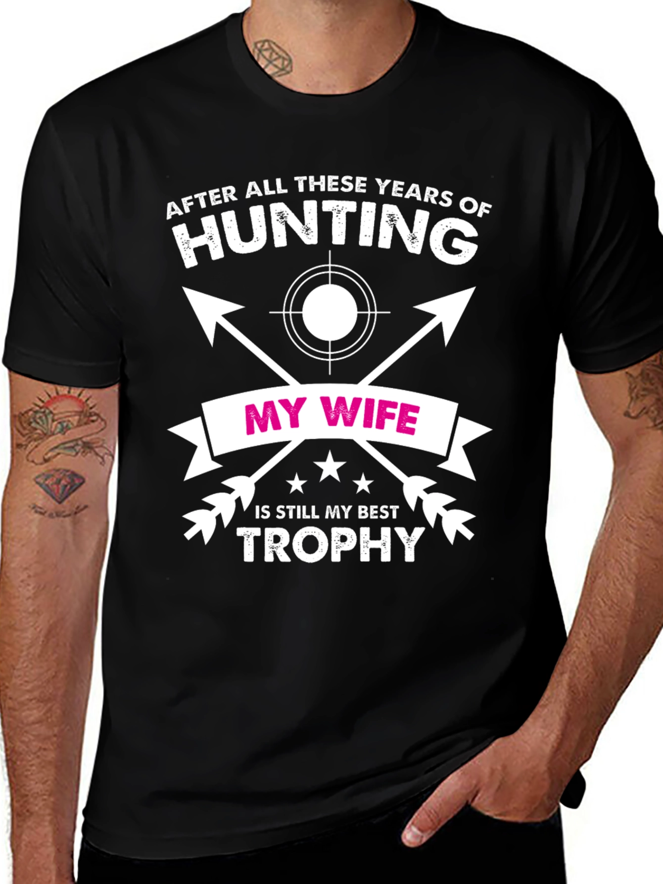Hunting T-Shirt - My Wife My Best Trophy