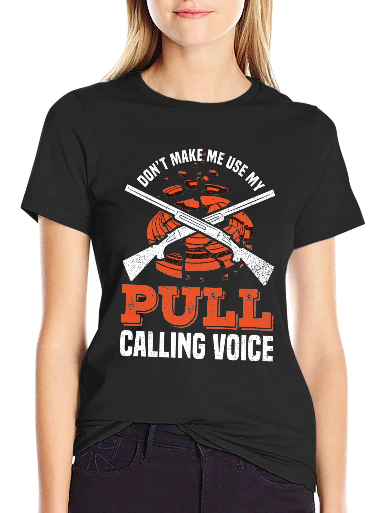 Pull Calling Voice T-Shirt - Skeet Shooting Tee