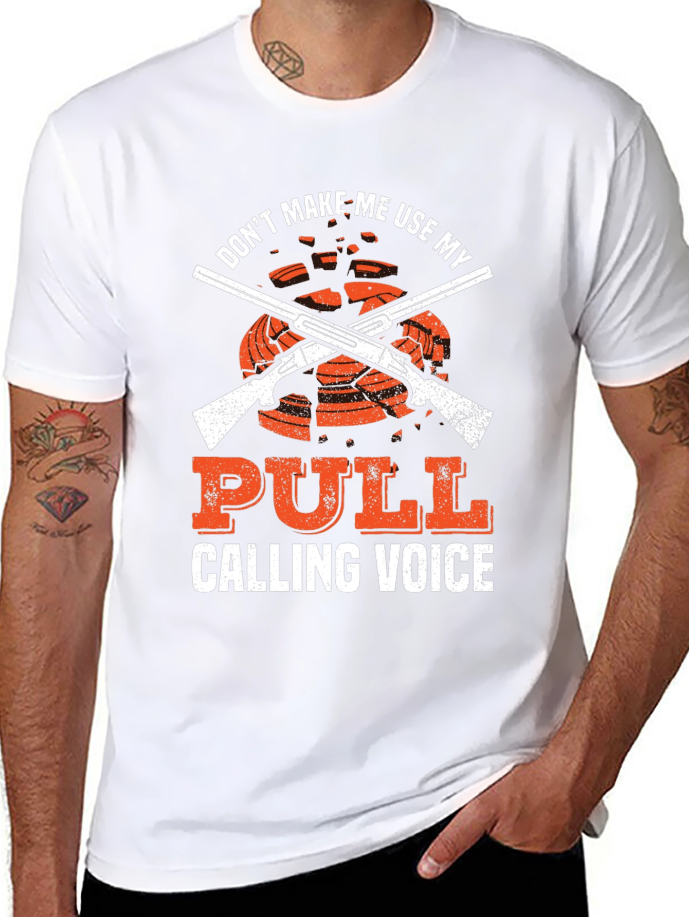 Pull Calling Voice T-Shirt - Skeet Shooting Tee