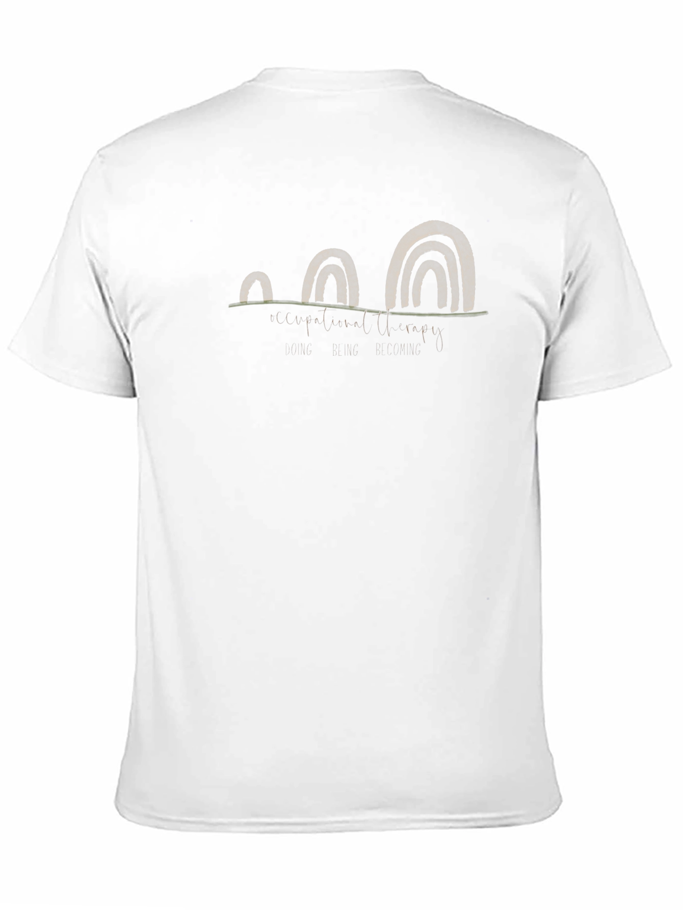 Abstract Arch Graphic Tee - Black Cotton Blend