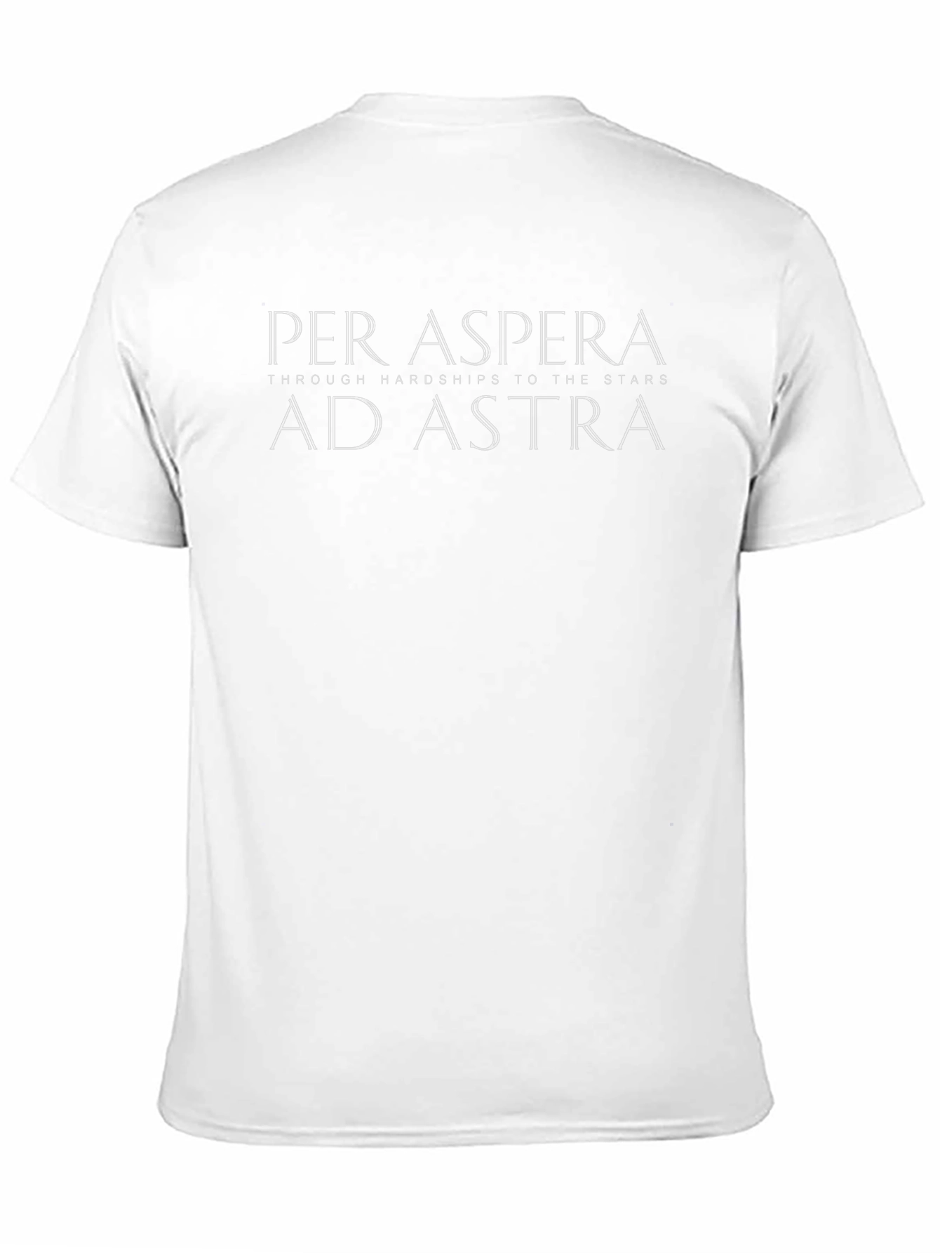 Per Aspera Ad Astra Black T-Shirt