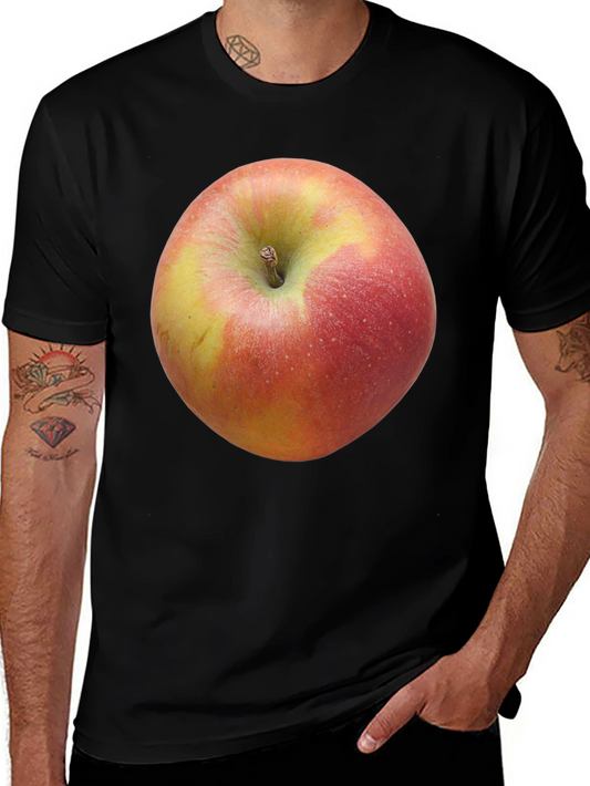 Apple Graphic T-Shirt - Fresh Fruit Design