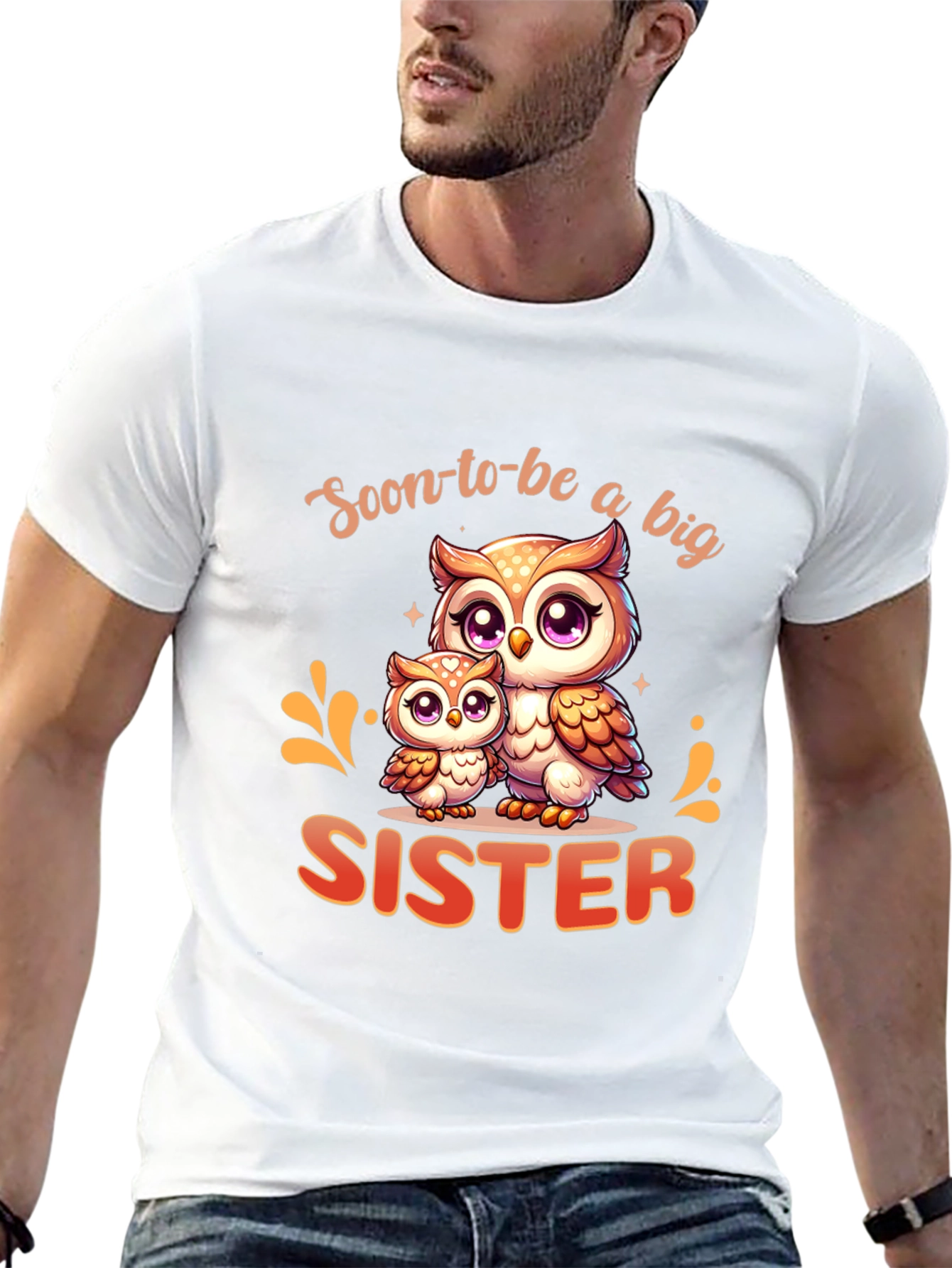 Soon-to-be Big Sister Owl T-Shirt