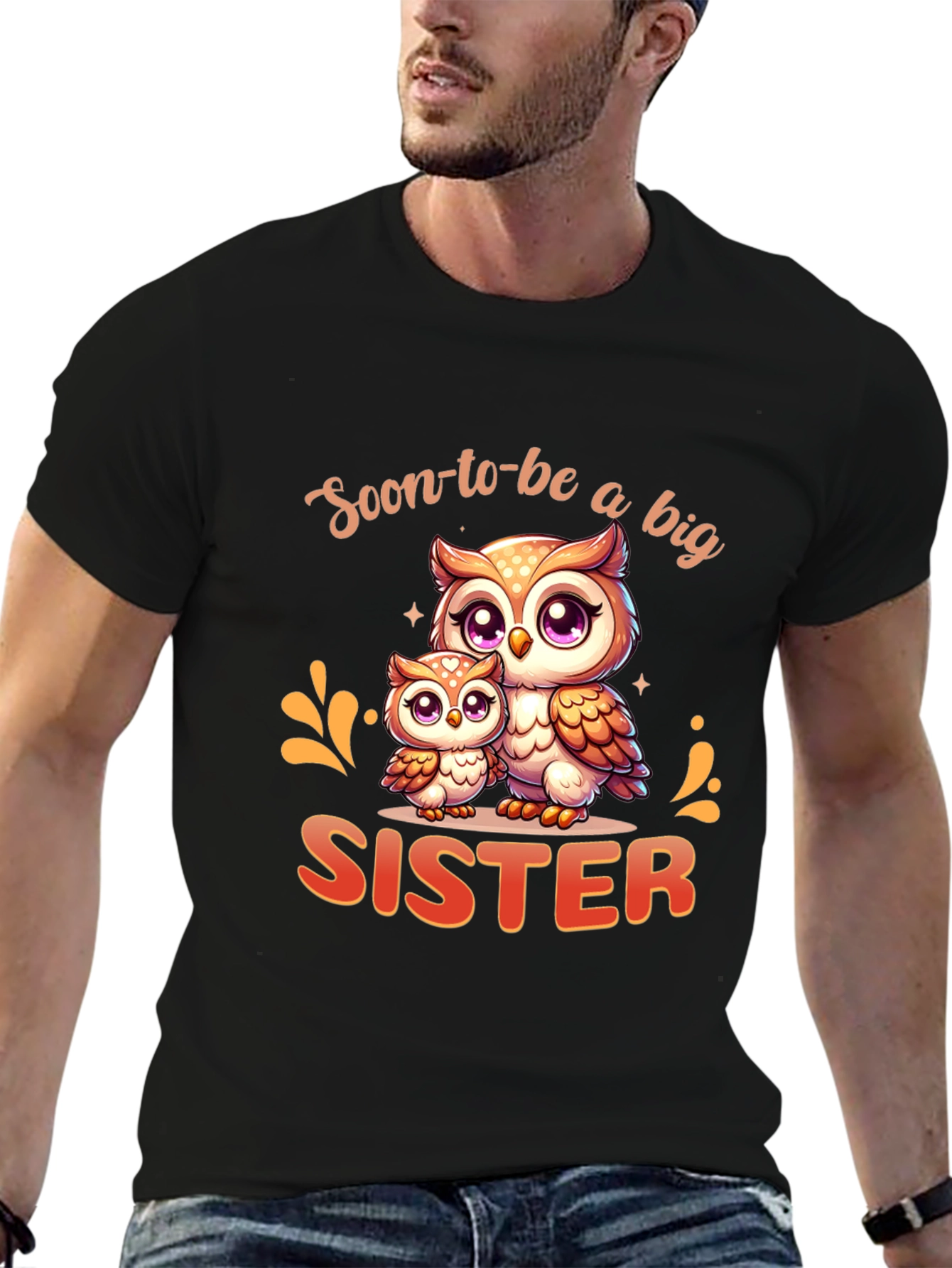 Soon-to-be Big Sister Owl T-Shirt