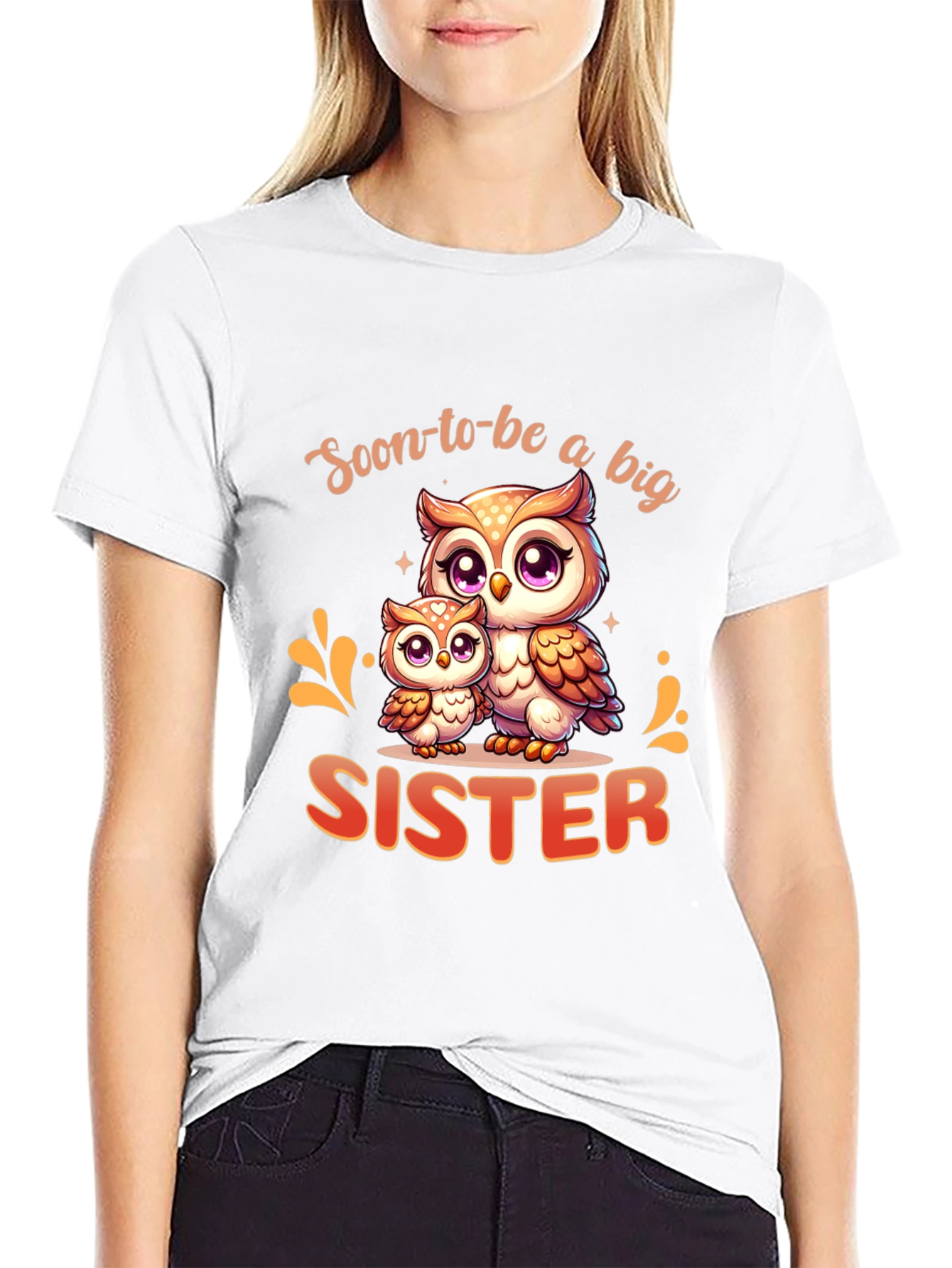 Soon-to-be Big Sister Owl T-Shirt