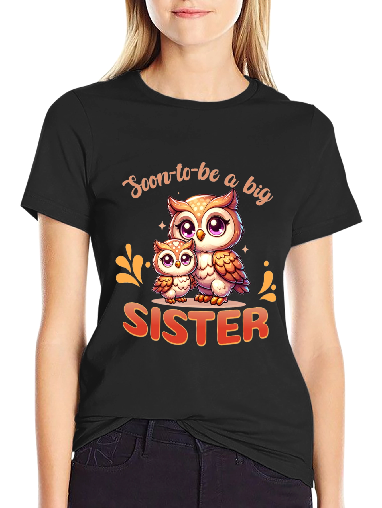 Soon-to-be Big Sister Owl T-Shirt
