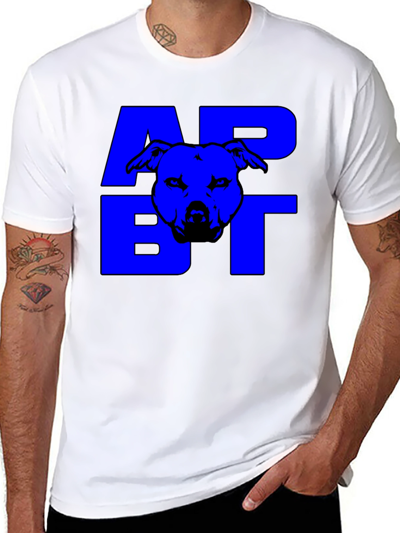 American Pit Bull Terrier Black Graphic Tee