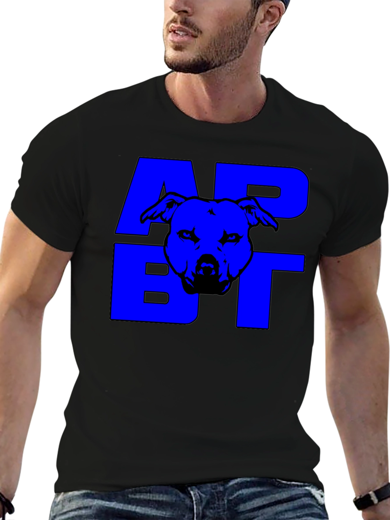 American Pit Bull Terrier Black Graphic Tee