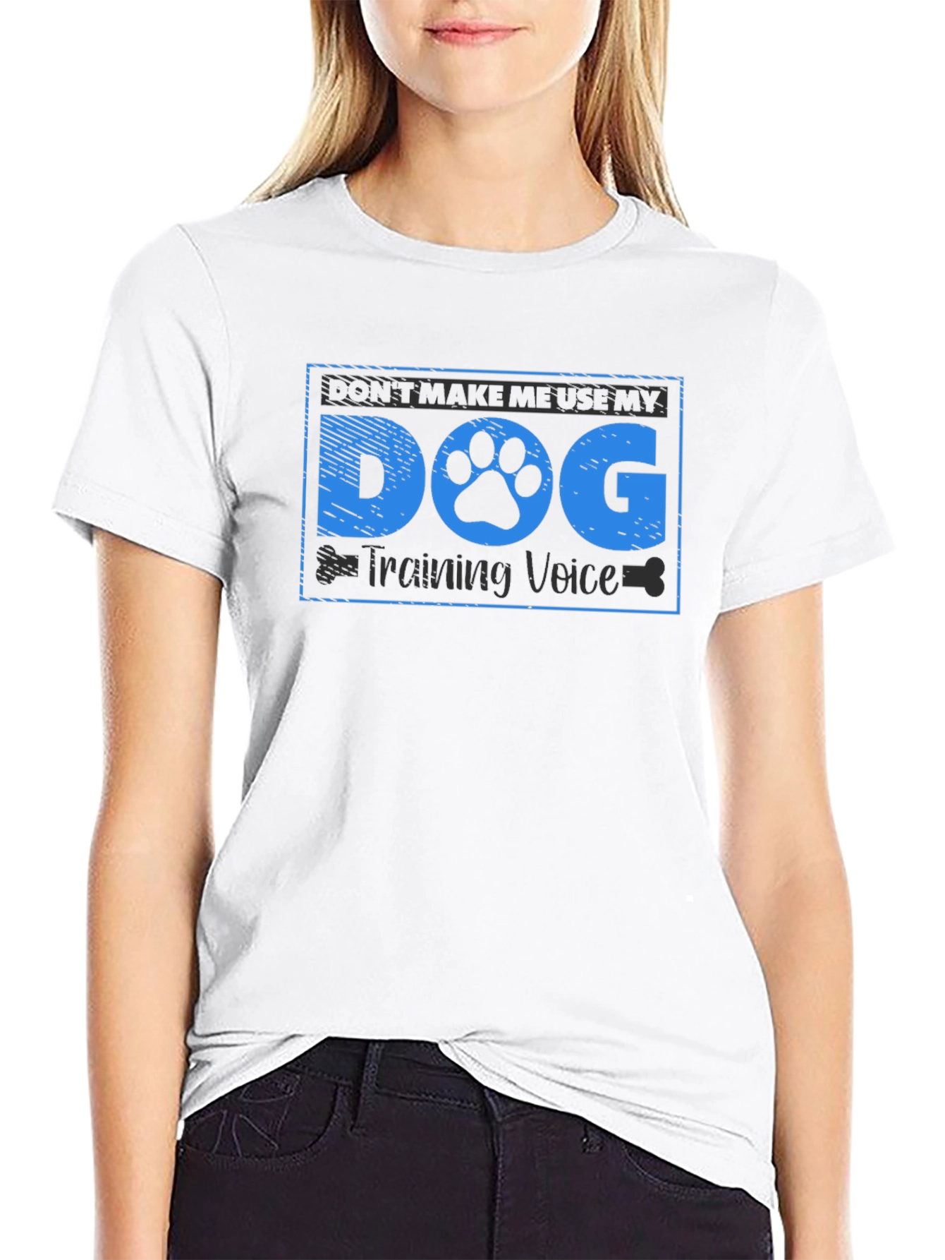 Dog Training Voice T-Shirt - Funny Dog Lover Tee