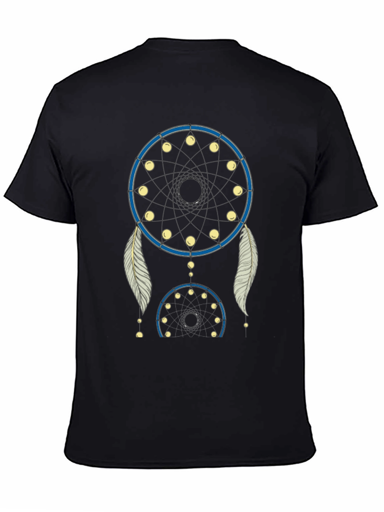 Dream Catcher Graphic Tee - Black Cotton T-Shirt