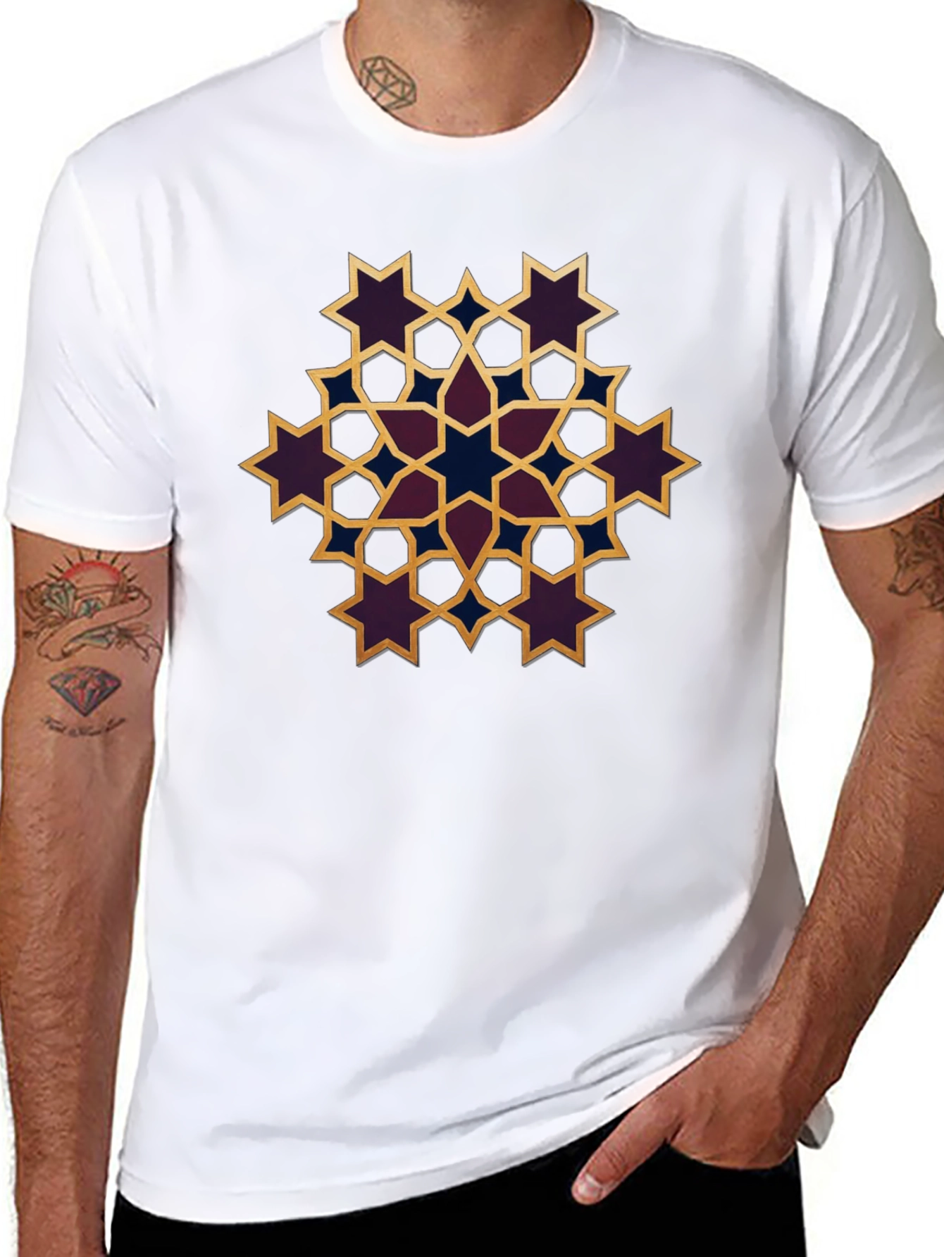 Geometric Star T-Shirt