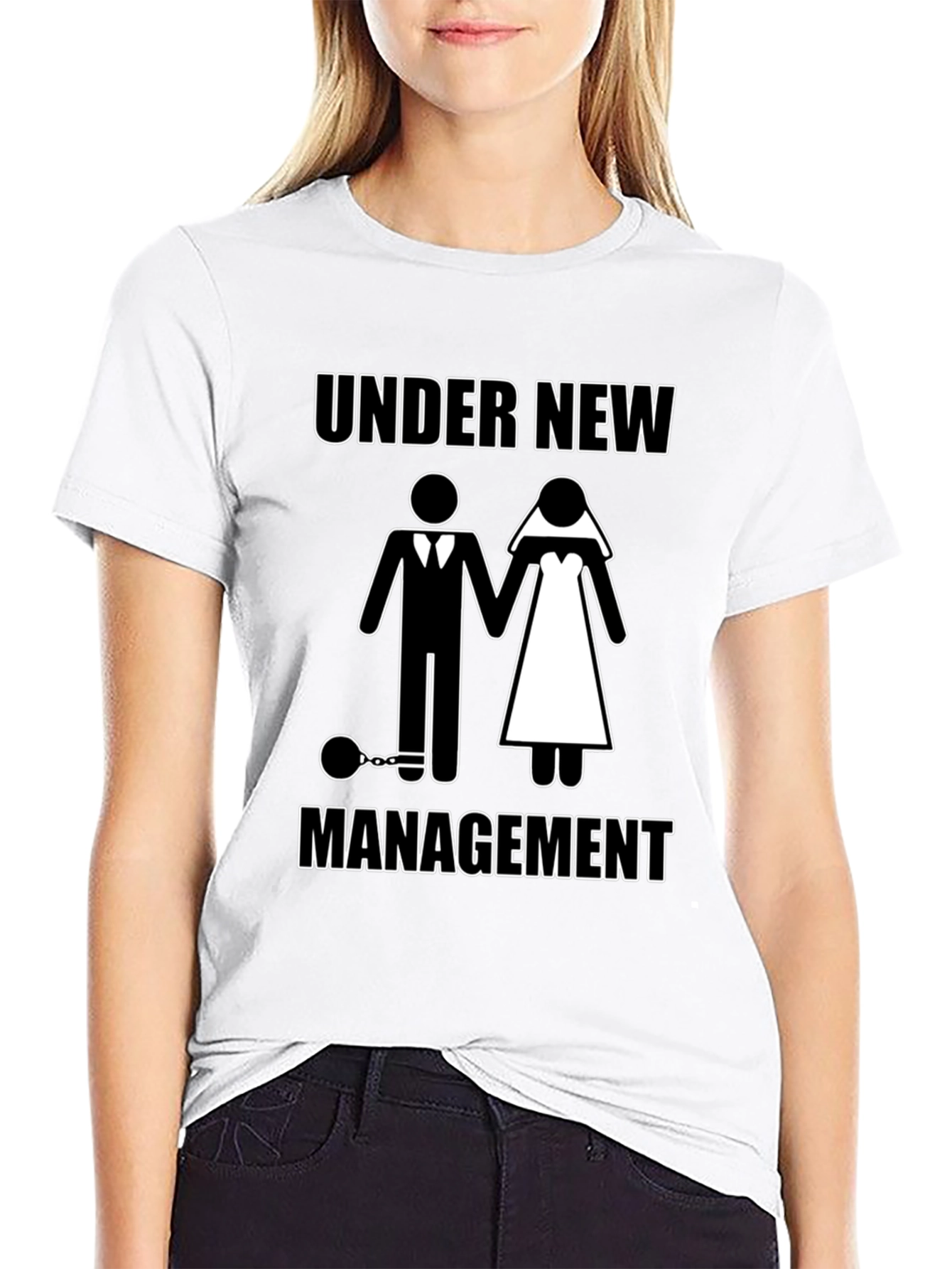 Under New Management Funny Graphic T-Shirt