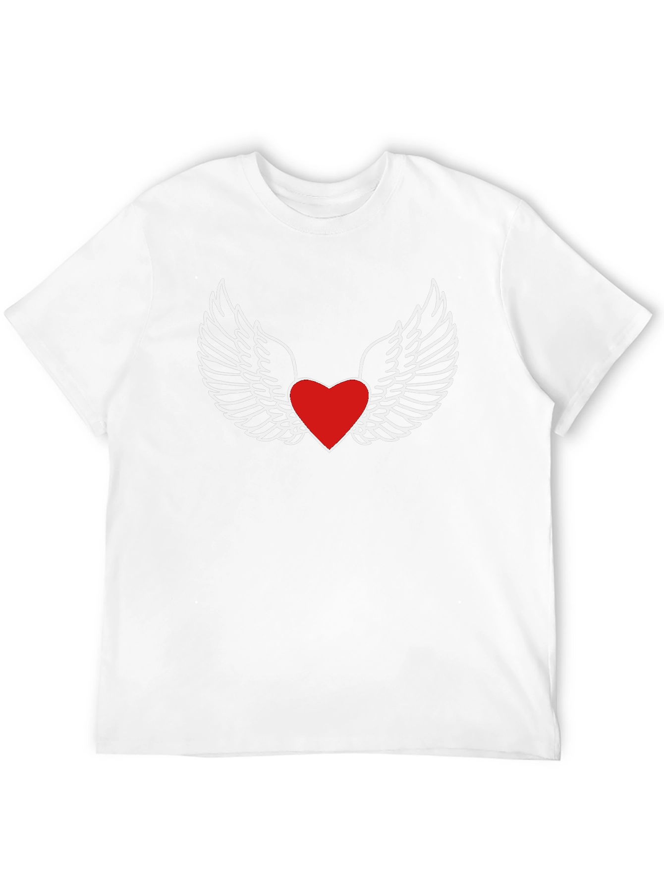 Heart with Wings Graphic Tee - Black