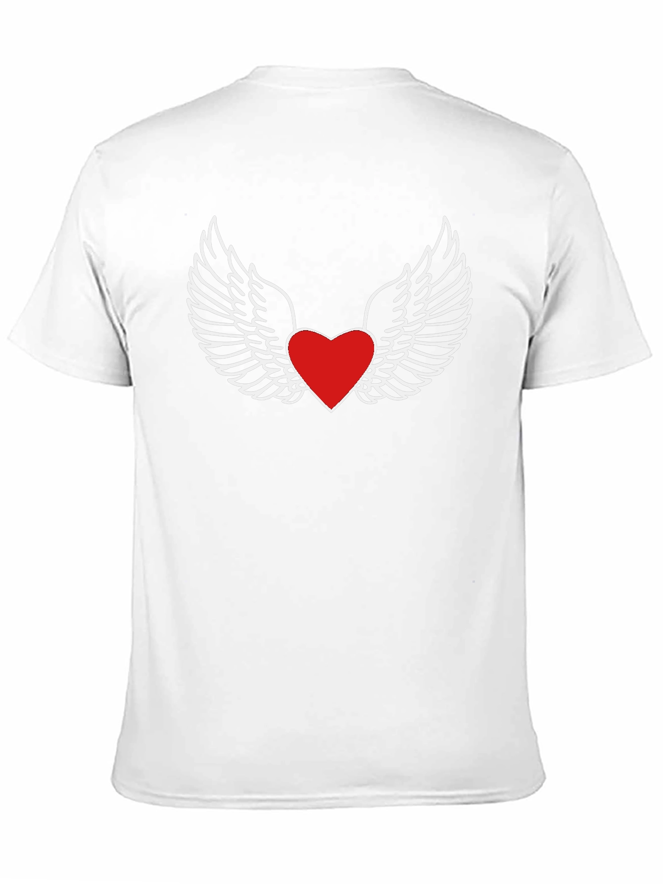 Heart with Wings Graphic Tee - Black