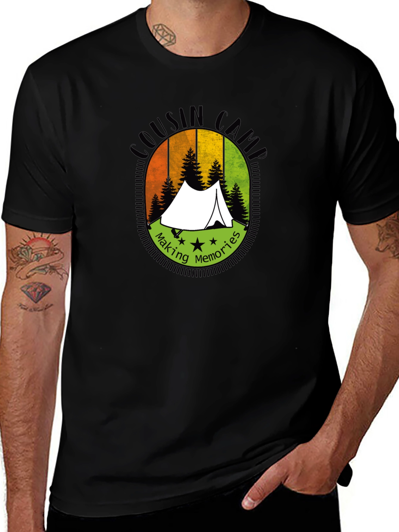 Cousin Camp Making Memories Graphic Tee