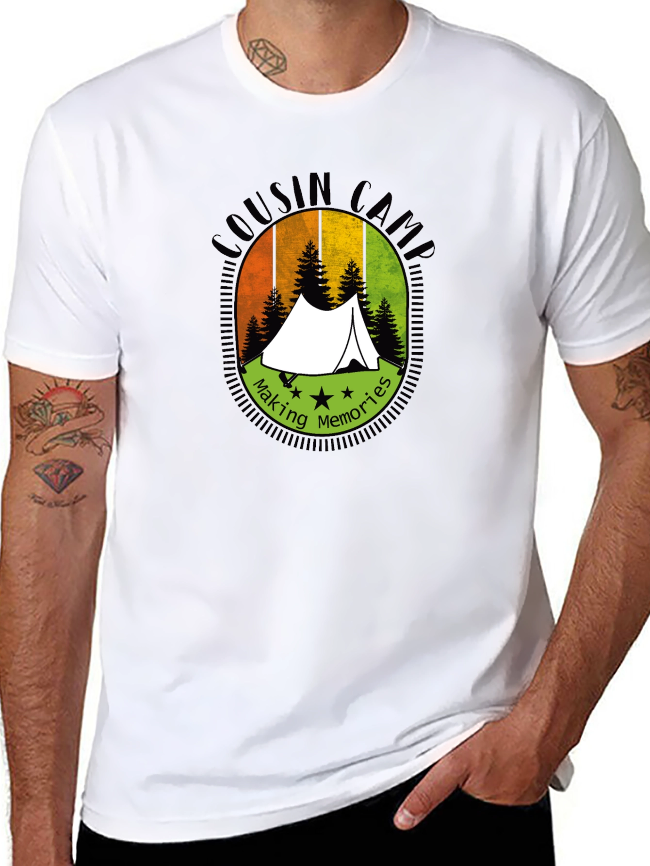 Cousin Camp Making Memories Graphic Tee