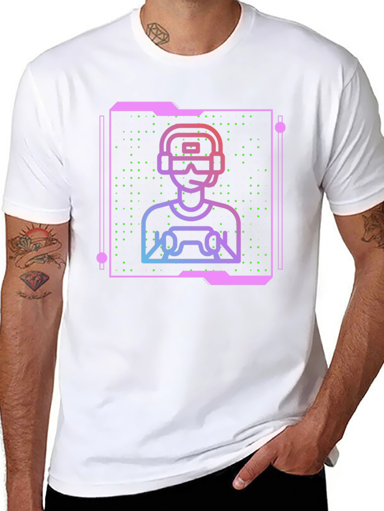Gamer Graphic Tee - VR Controller Design