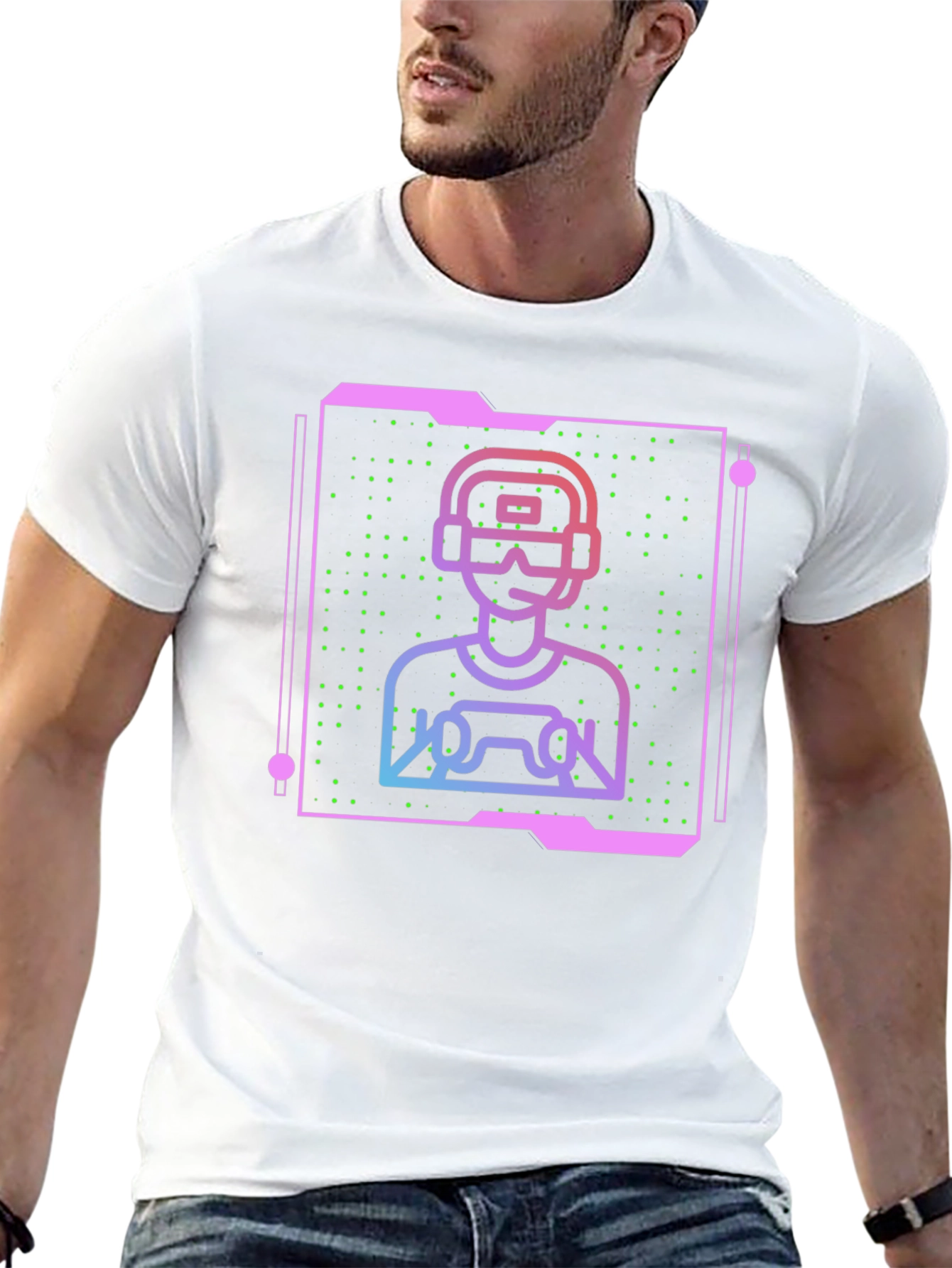Gamer Graphic Tee - VR Controller Design