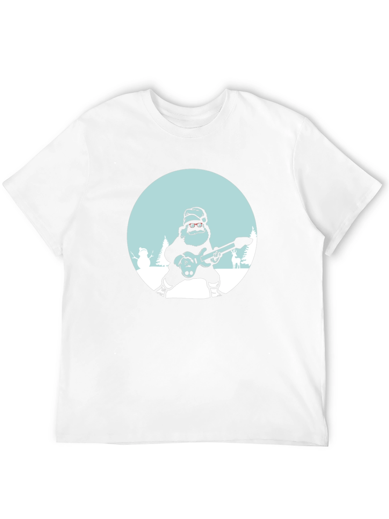 Rocking Santa T-Shirt - Holiday Style