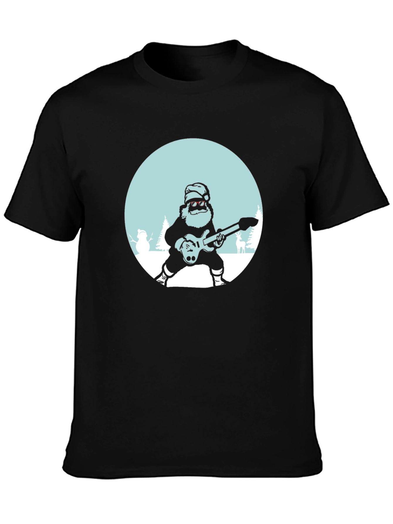 Rocking Santa T-Shirt - Holiday Style