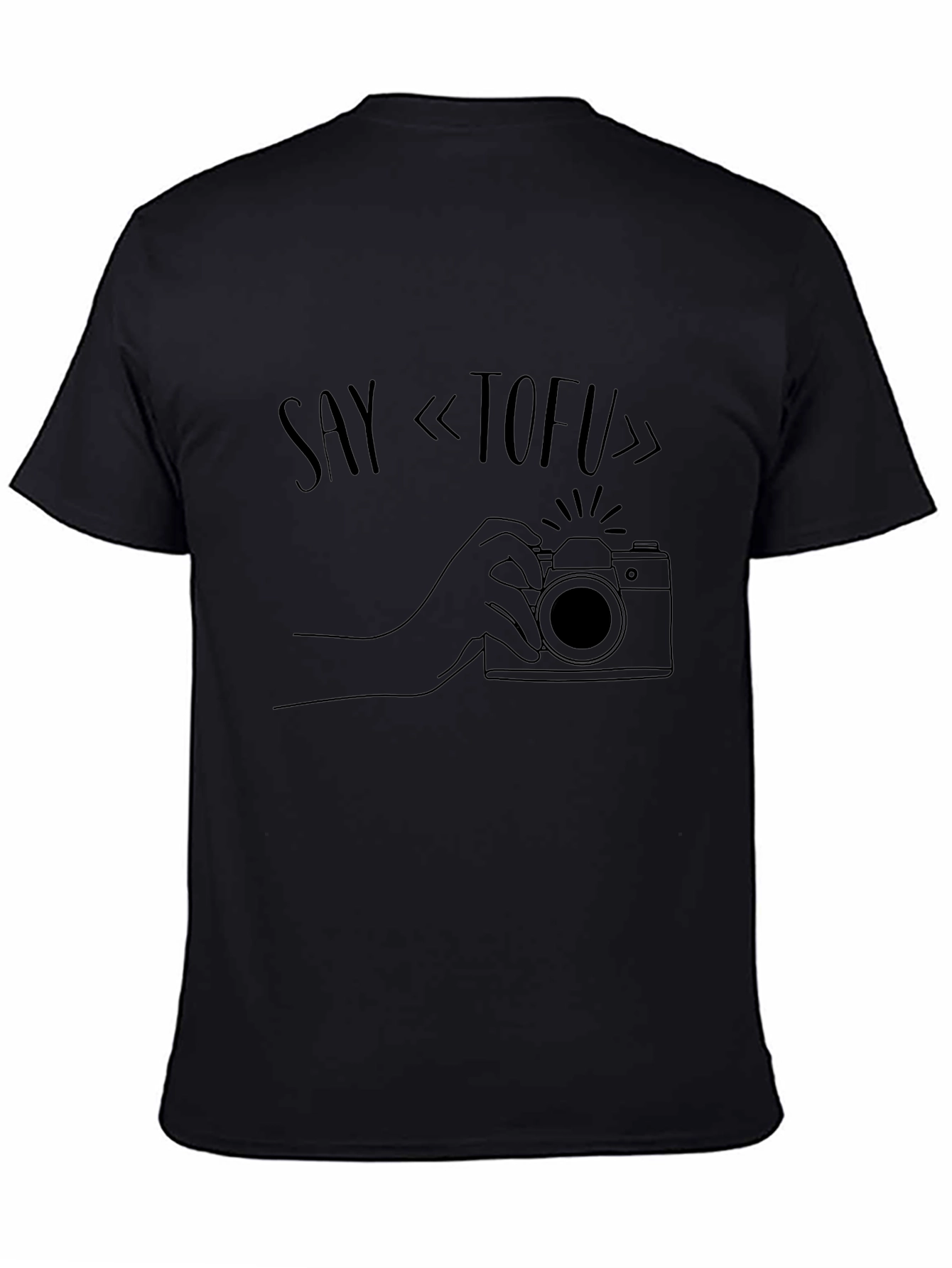 Say Tofu Camera Graphic T-Shirt