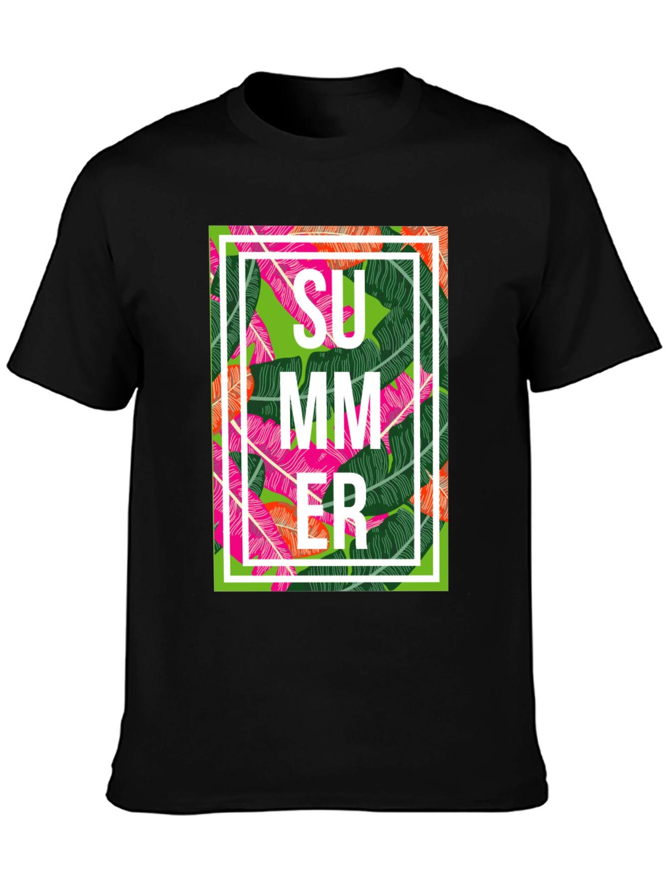Tropical Summer Graphic Tee - Stylish Mens T-Shirt