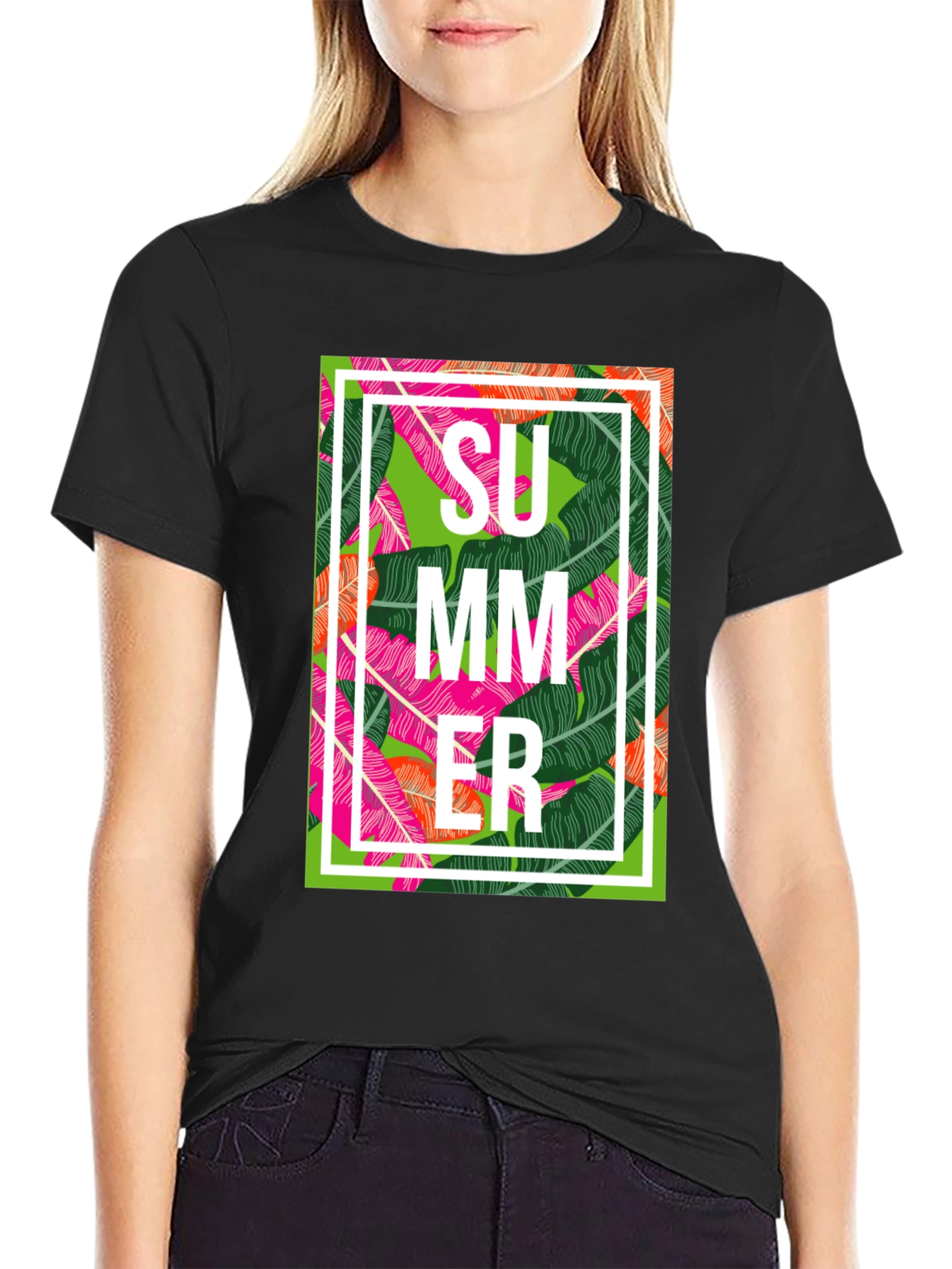 Tropical Summer Graphic Tee - Stylish Mens T-Shirt