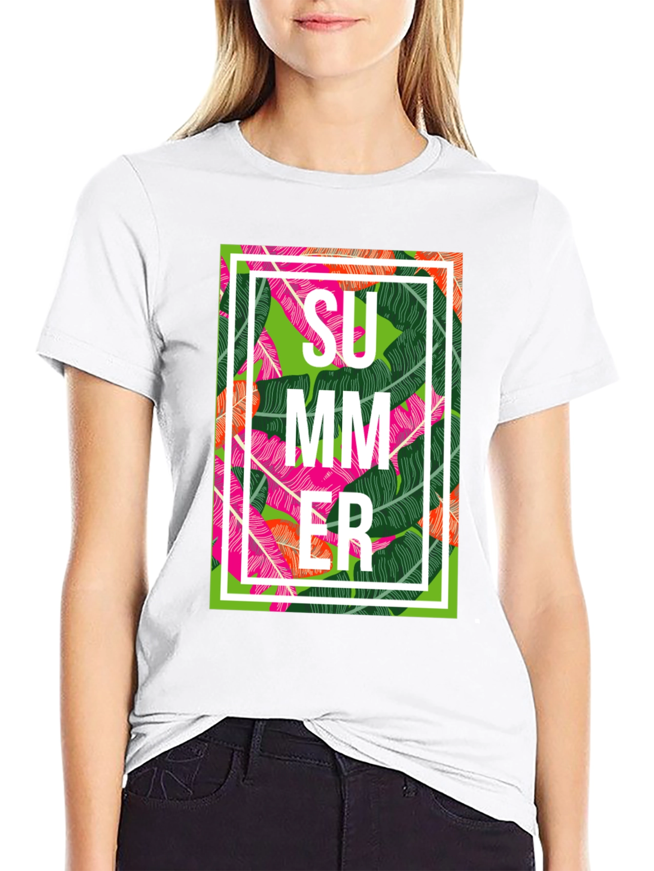 Tropical Summer Graphic Tee - Stylish Mens T-Shirt