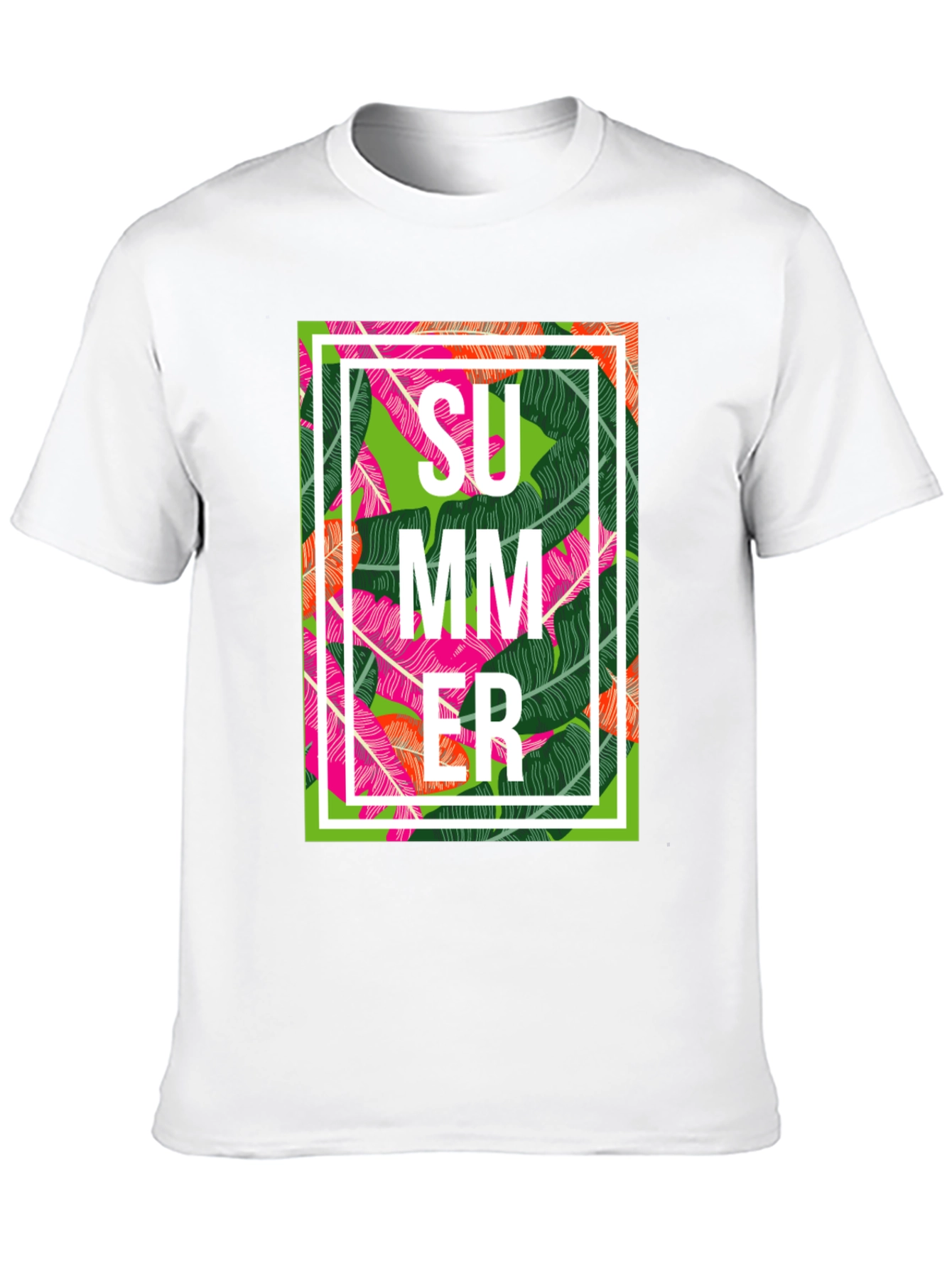 Tropical Summer Graphic Tee - Stylish Mens T-Shirt