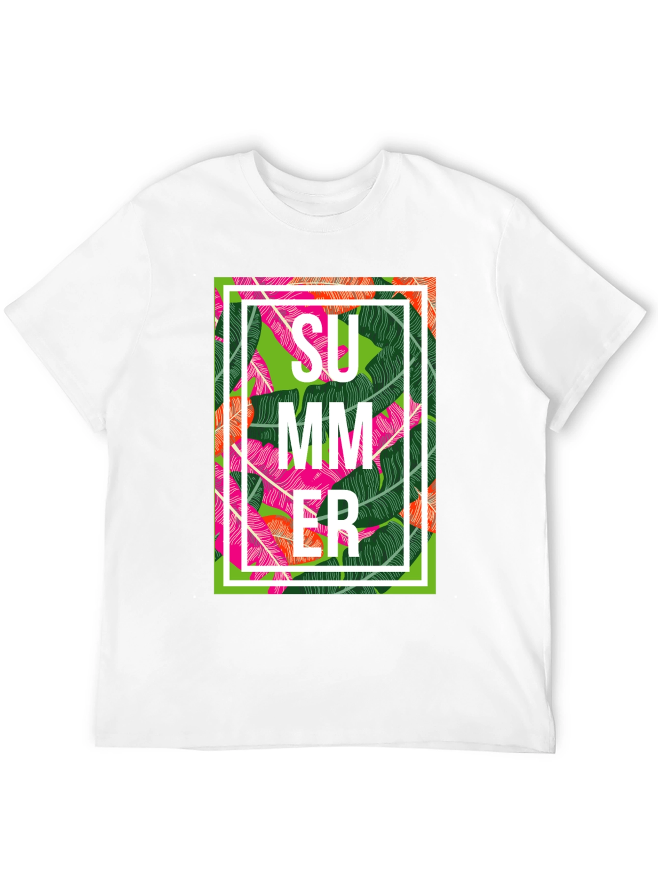 Tropical Summer Graphic Tee - Stylish Mens T-Shirt