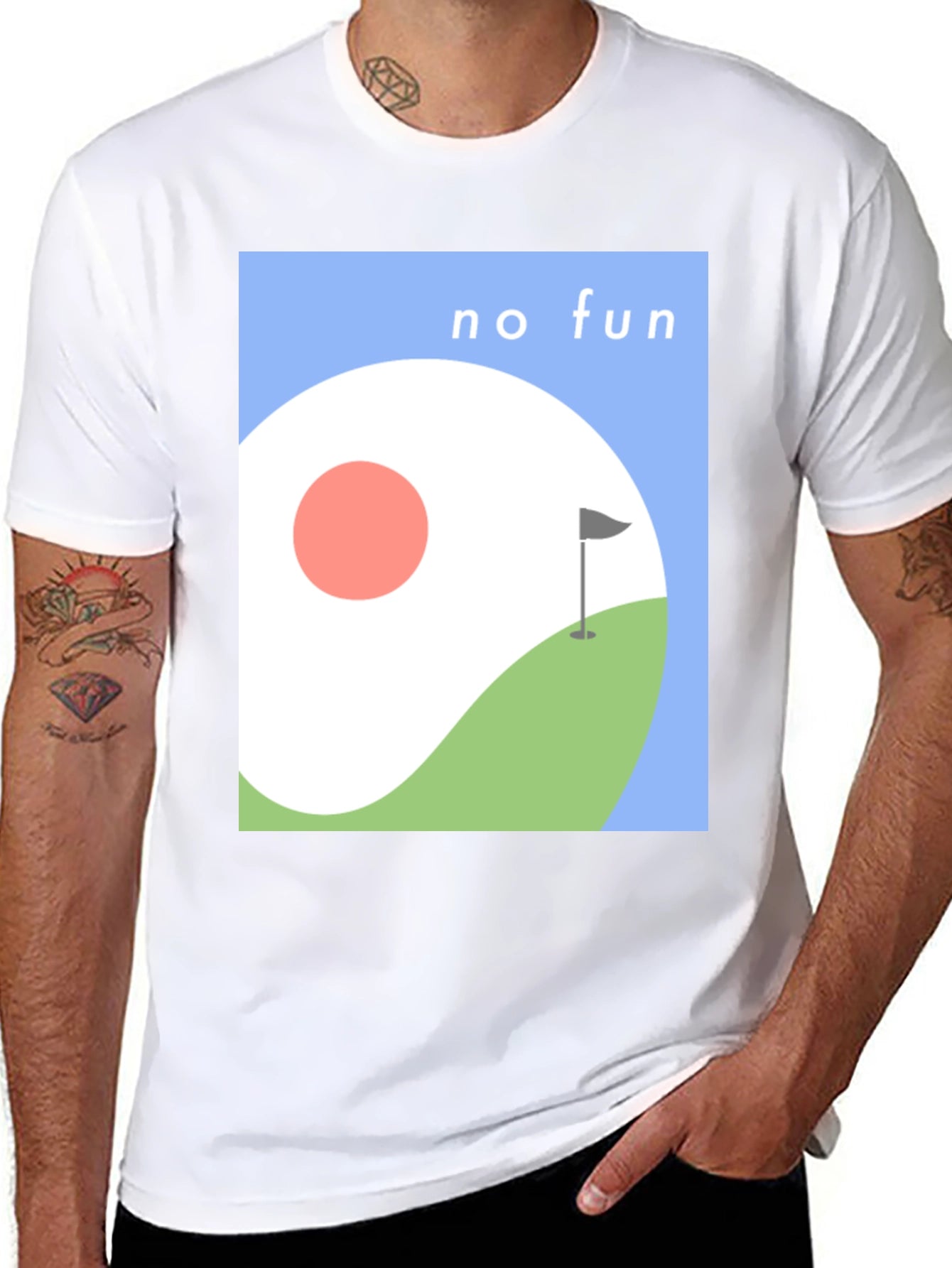 No Fun Golf Tee
