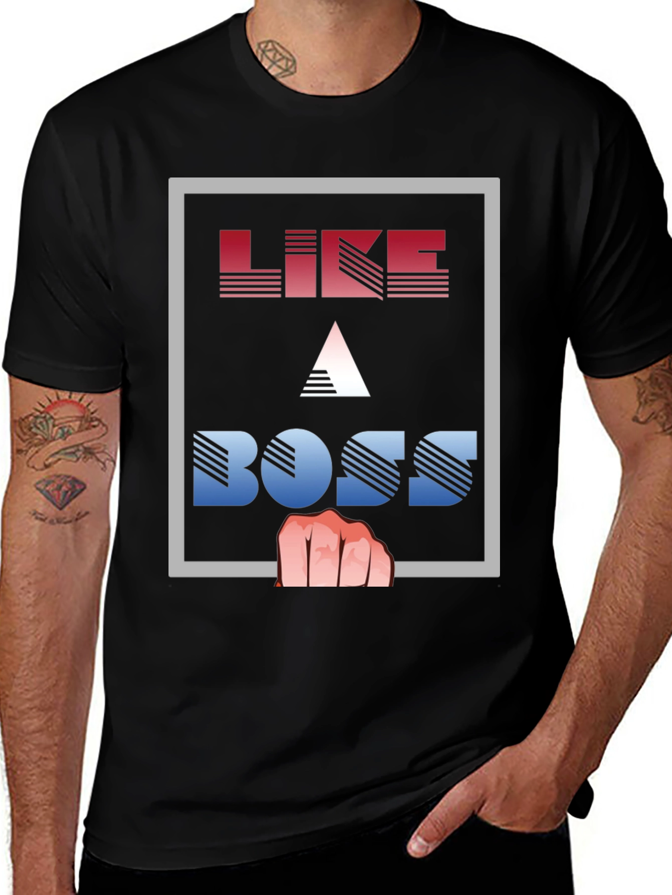 Like a Boss T-Shirt - Graphic Print