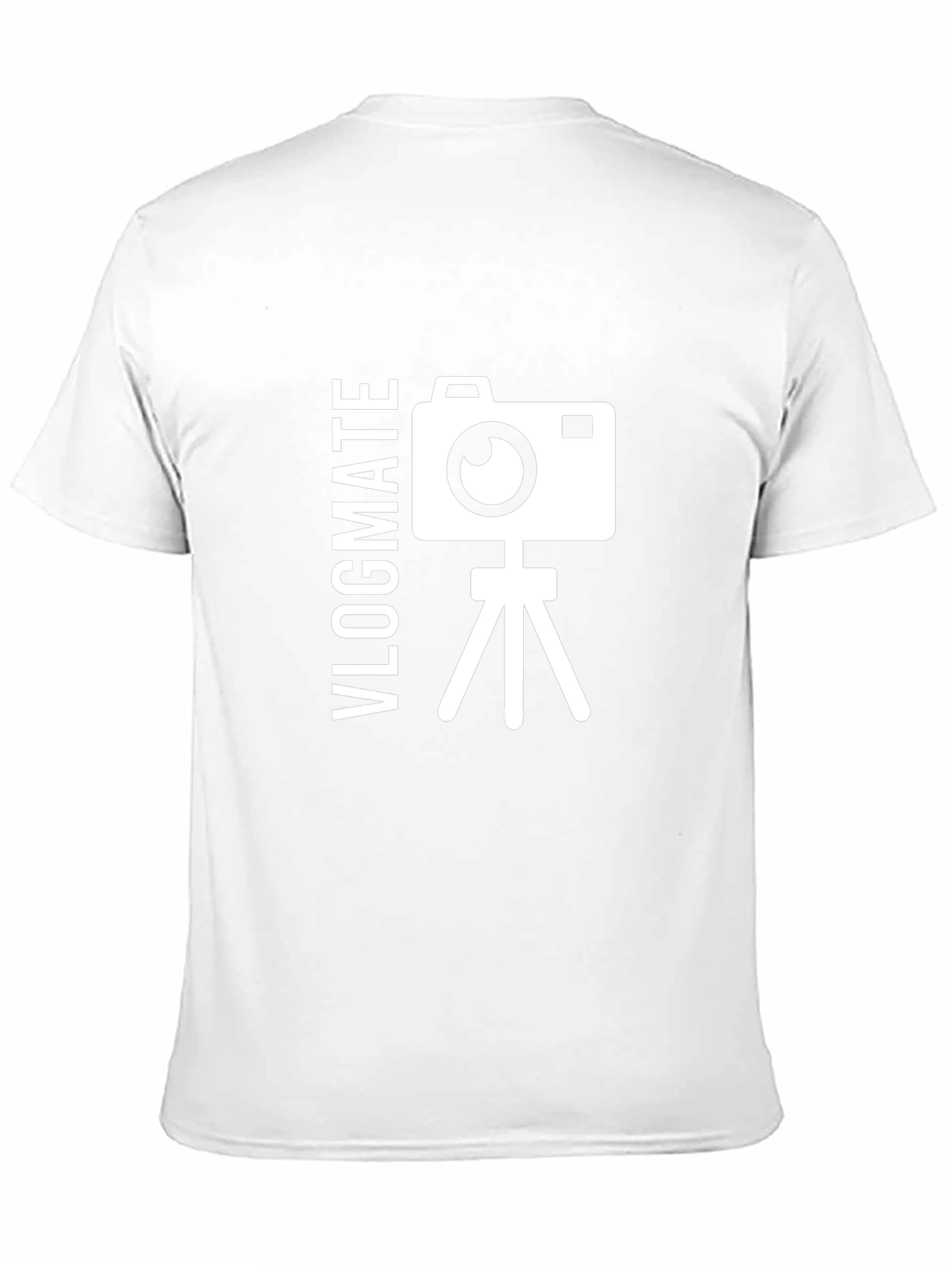 Vlogmate Graphic Tee - Black T-Shirt Camera Design