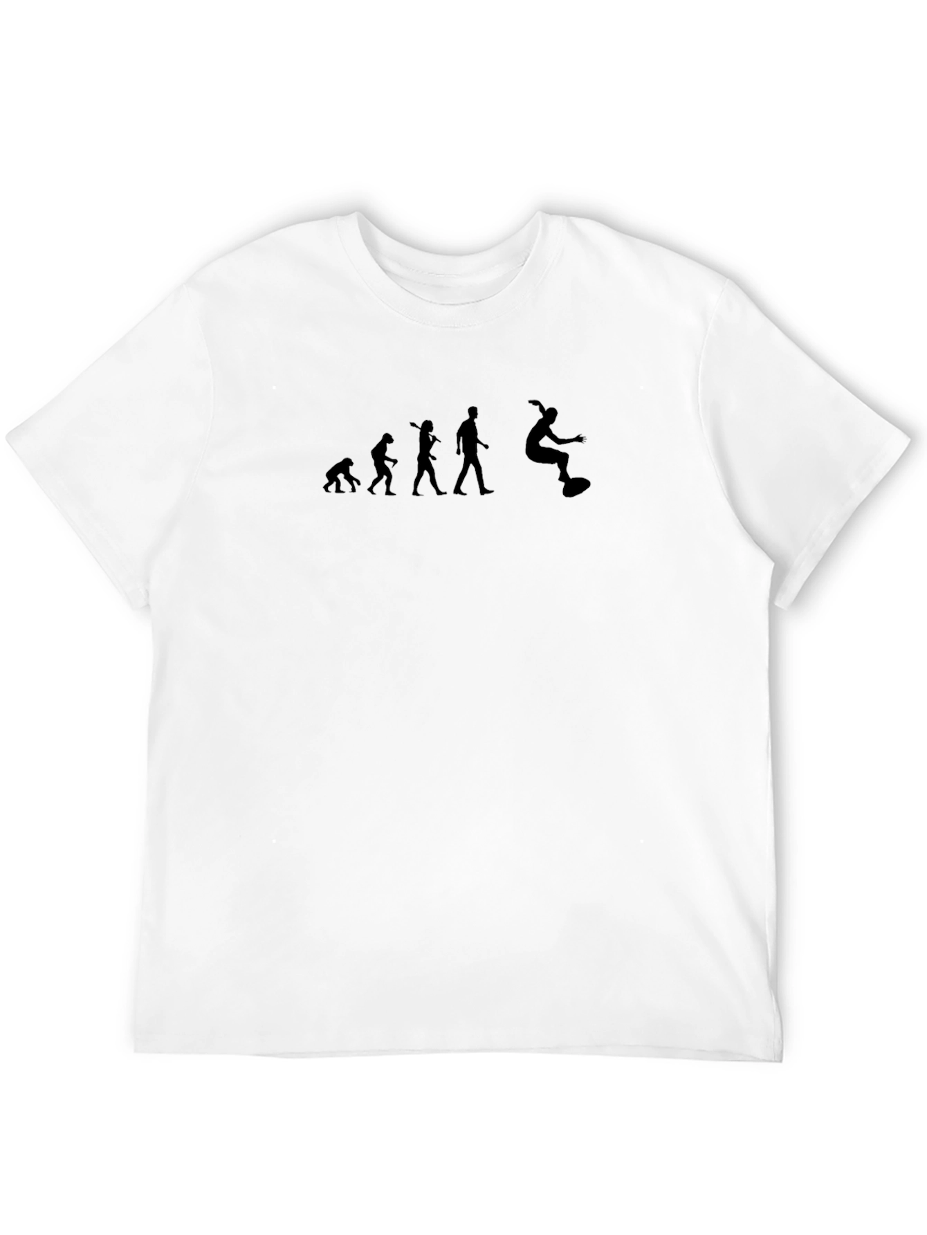 Evolution of Surfing Black T-Shirt