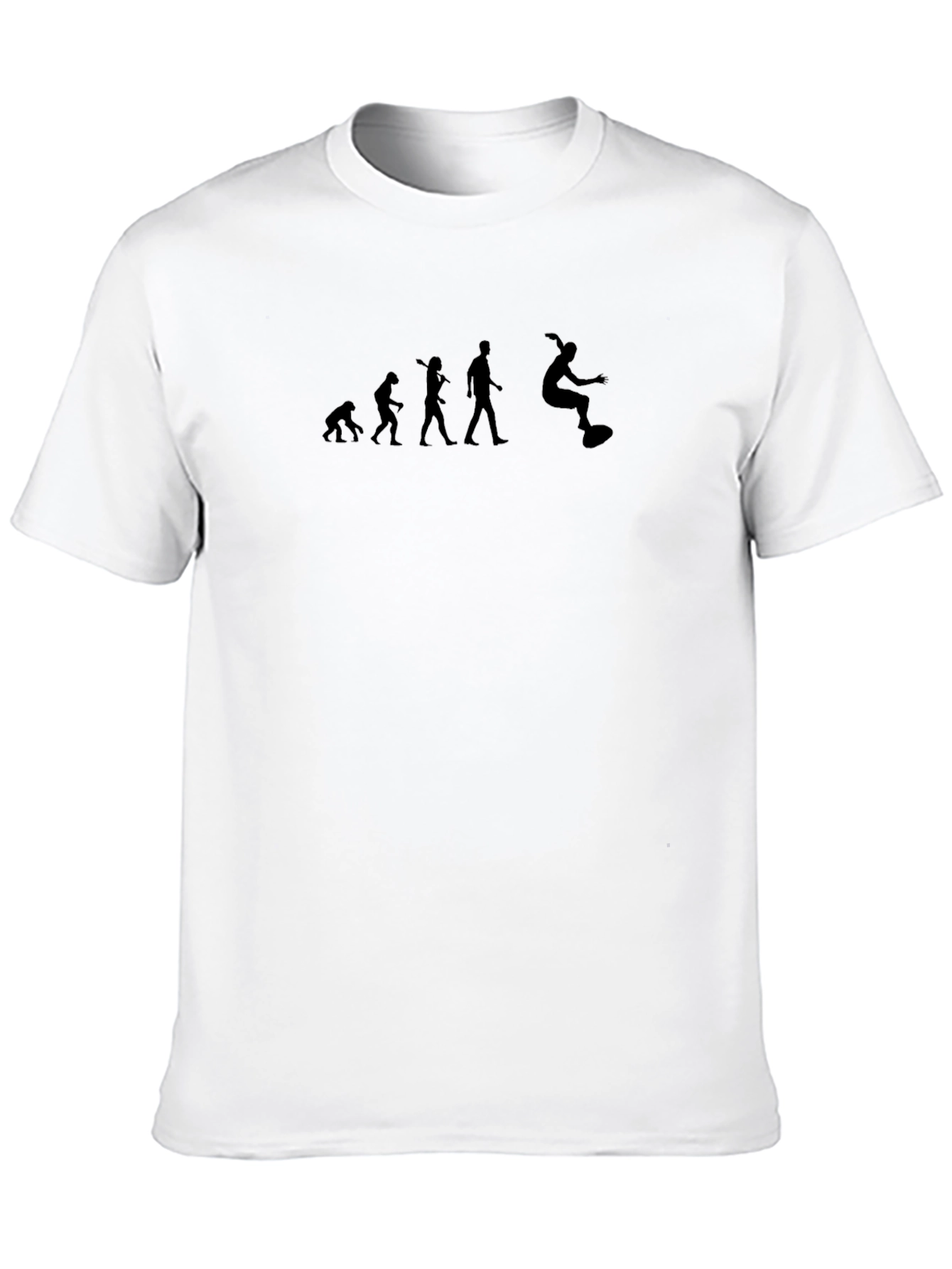 Evolution of Surfing Black T-Shirt