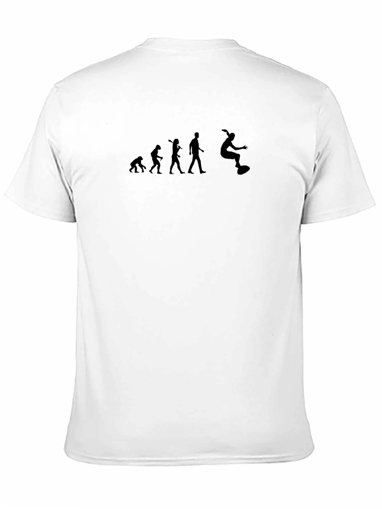 Evolution of Surfing Black T-Shirt