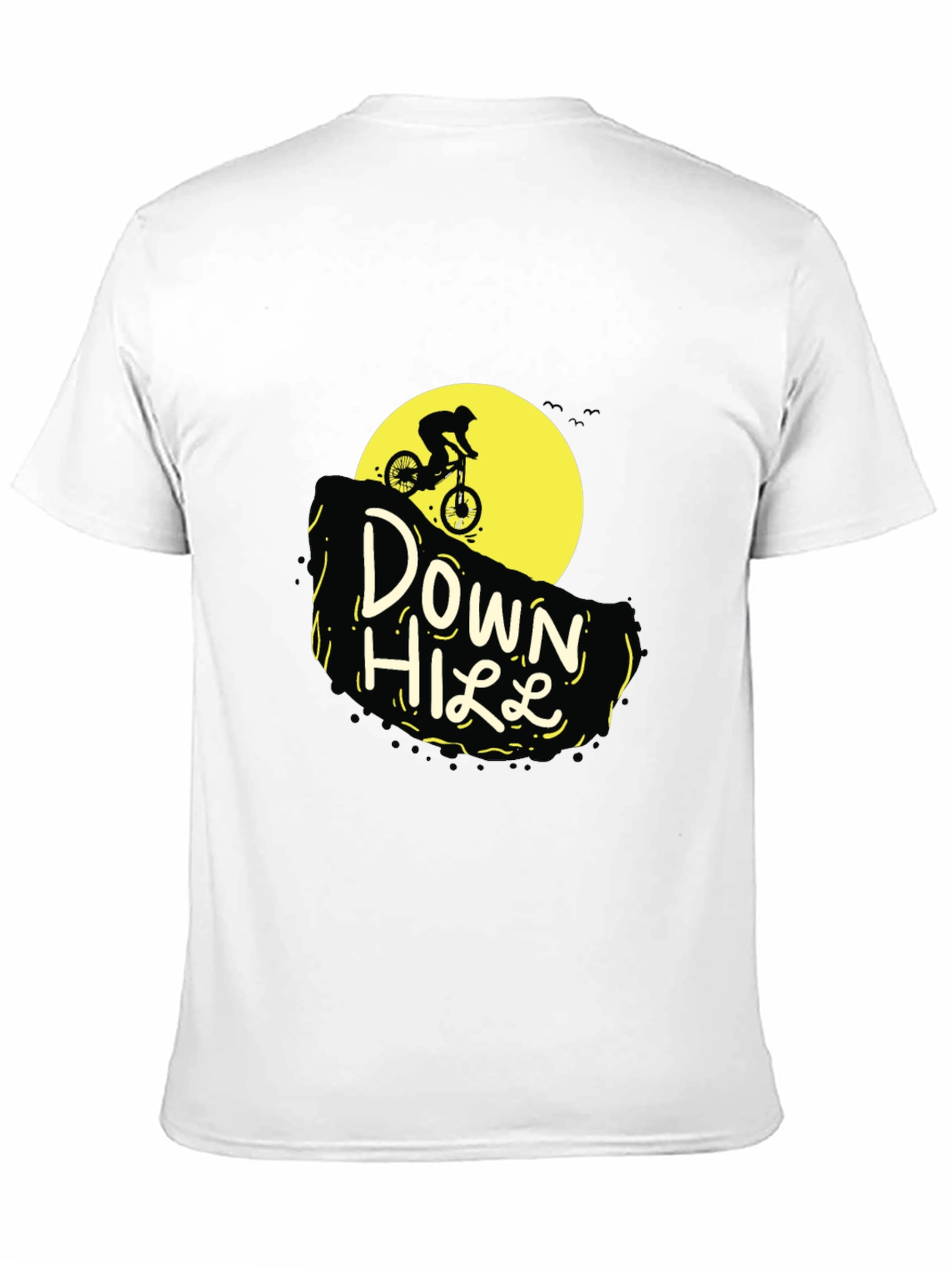 Downhill Biker Graphic Tee - Adventure Style
