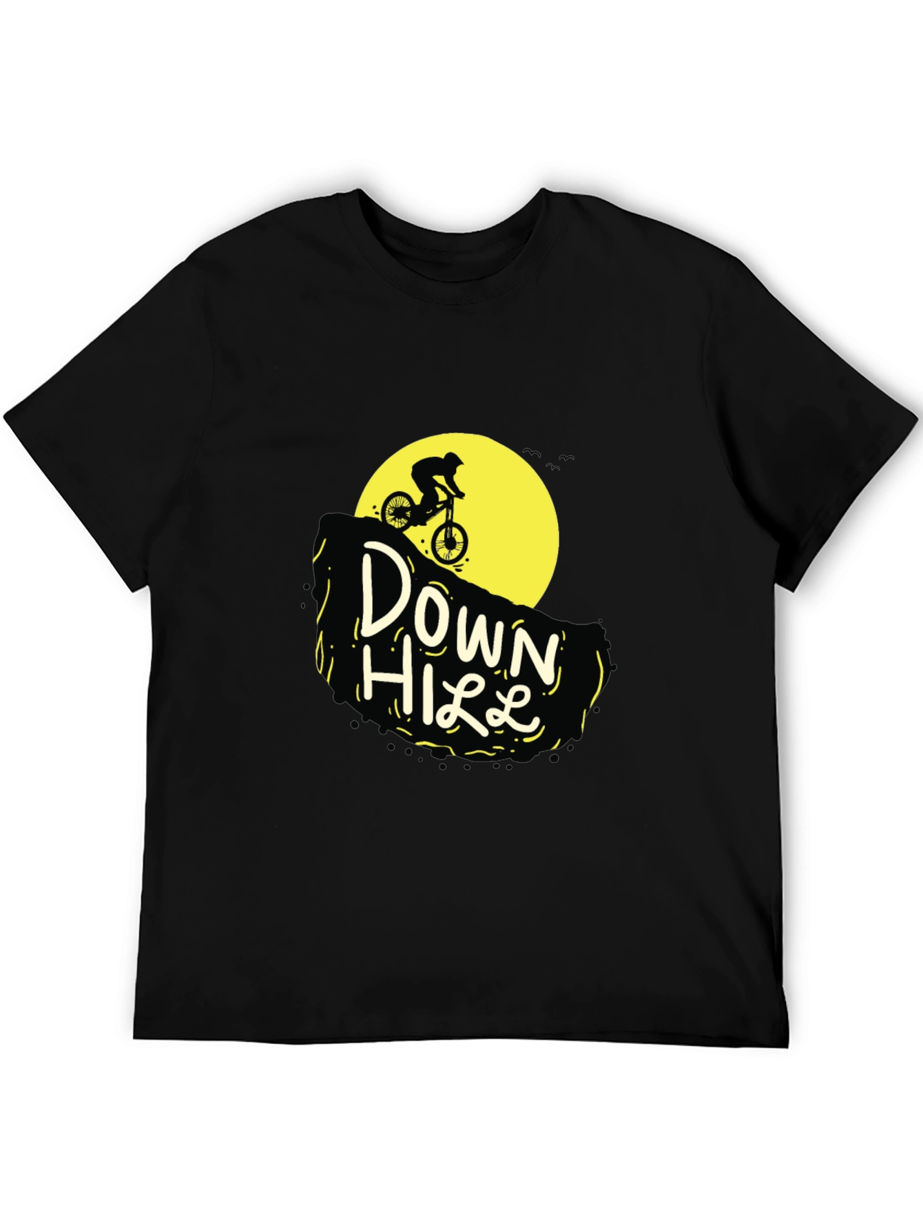 Downhill Biker Graphic Tee - Adventure Style