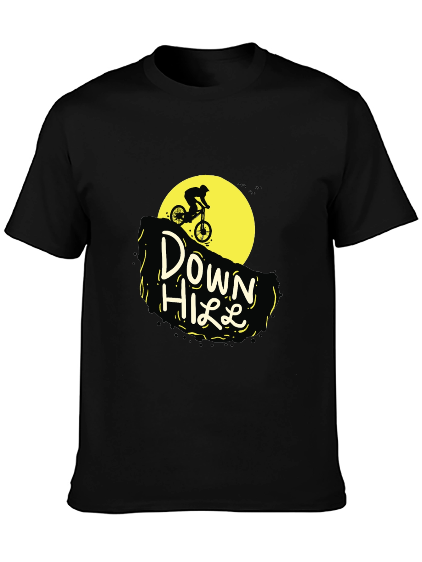 Downhill Biker Graphic Tee - Adventure Style
