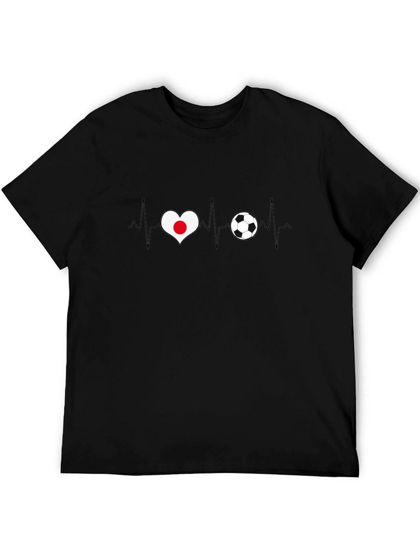 Japan Soccer Heartbeat T-Shirt