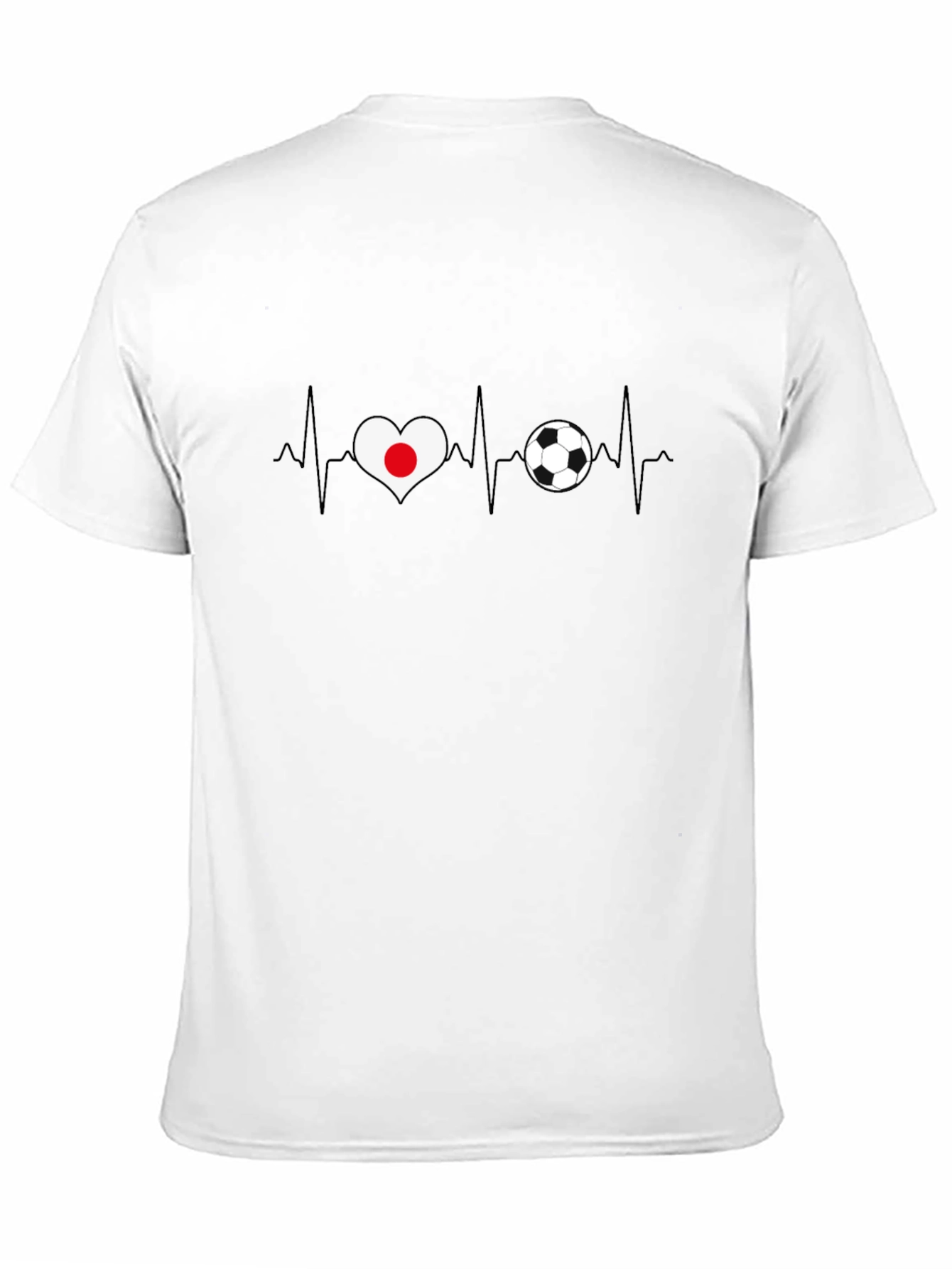 Japan Soccer Heartbeat T-Shirt