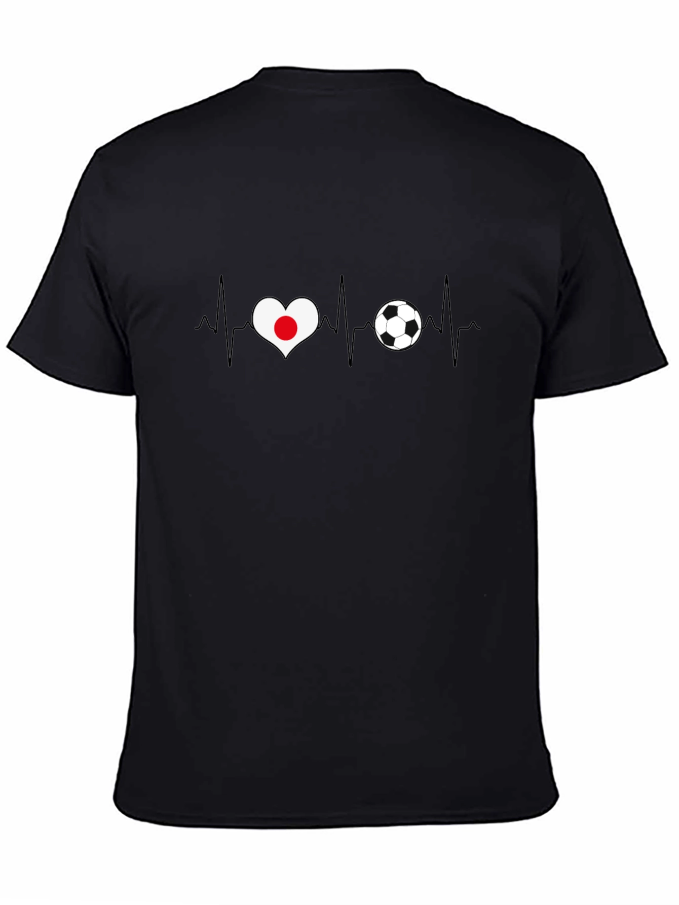 Japan Soccer Heartbeat T-Shirt