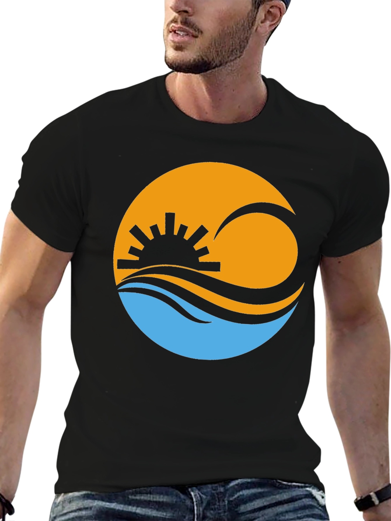 Sunset Graphic Tee - Stylish Unisex T-Shirt