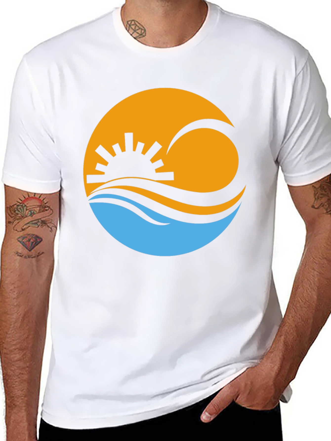 Sunset Graphic Tee - Stylish Unisex T-Shirt