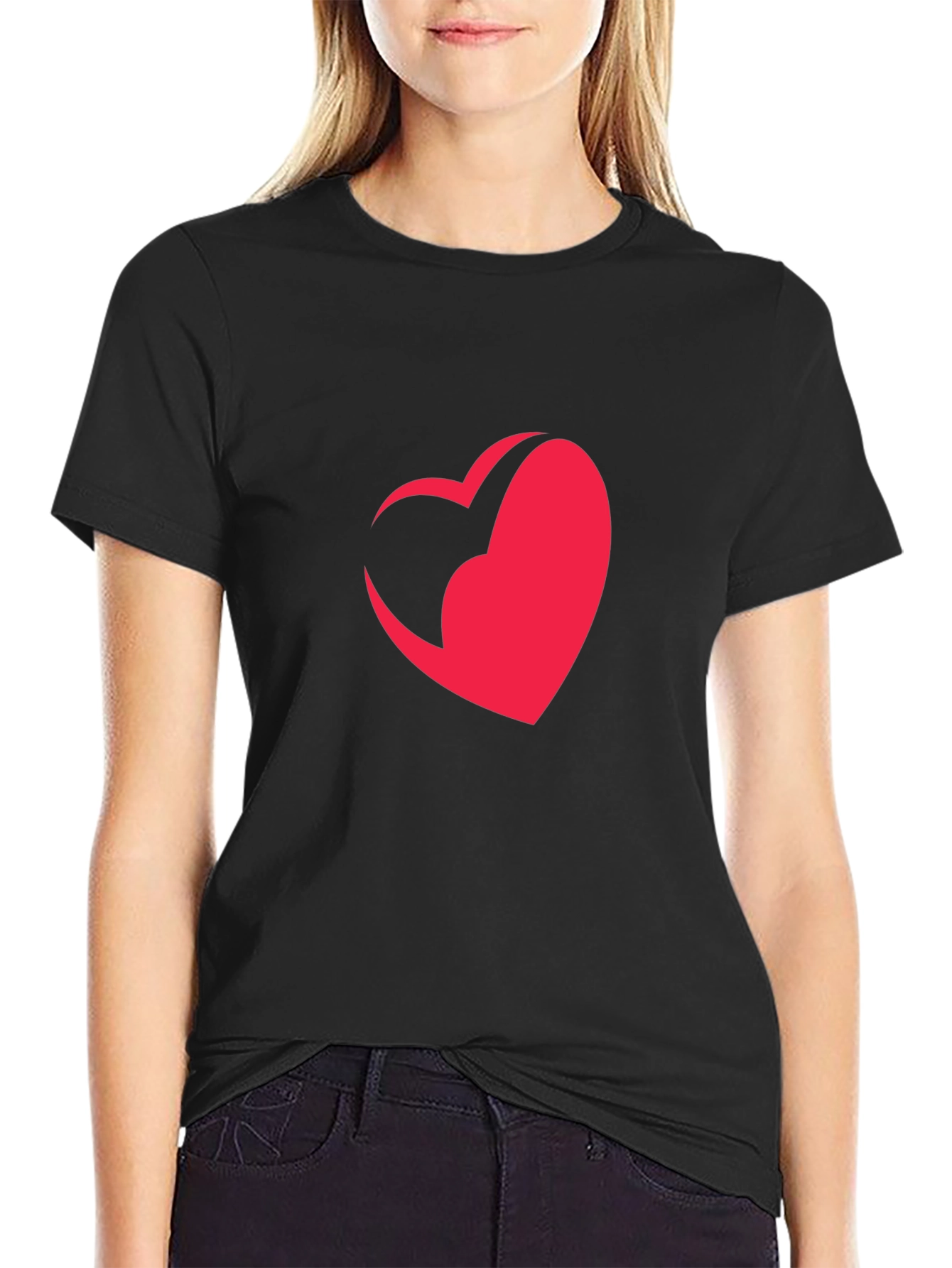 Heart Graphic Tee - Modern Style