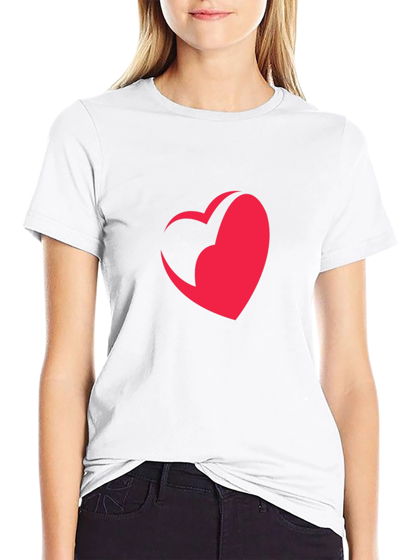 Heart Graphic Tee - Modern Style
