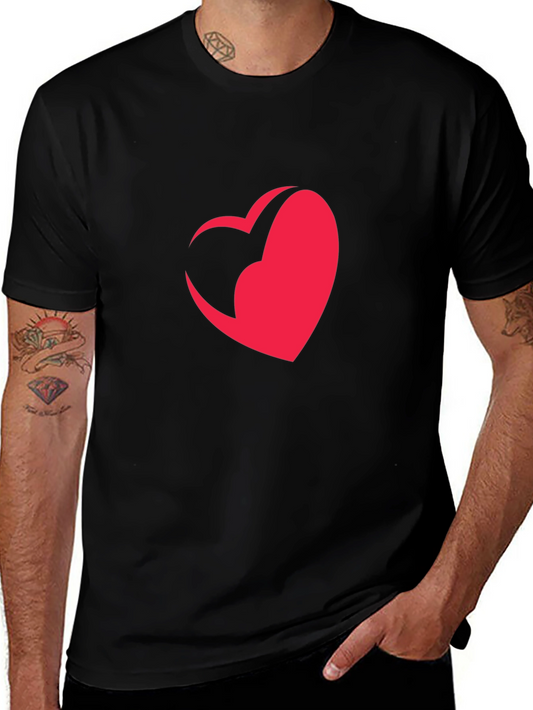 Heart Graphic Tee - Modern Style