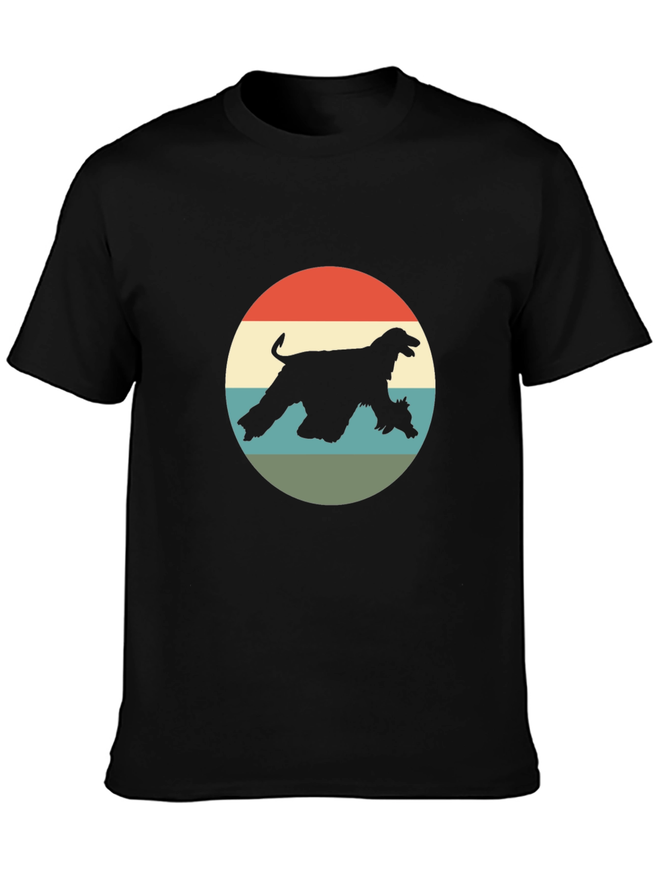 Retro Afghan Hound T-Shirt