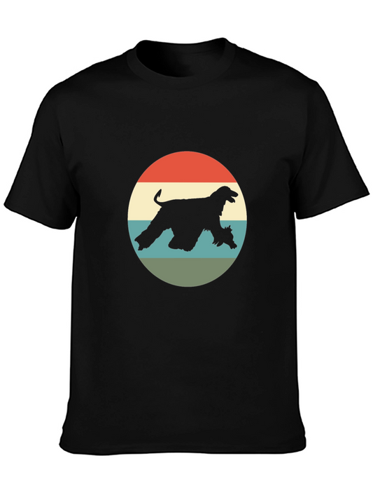 Retro Afghan Hound T-Shirt