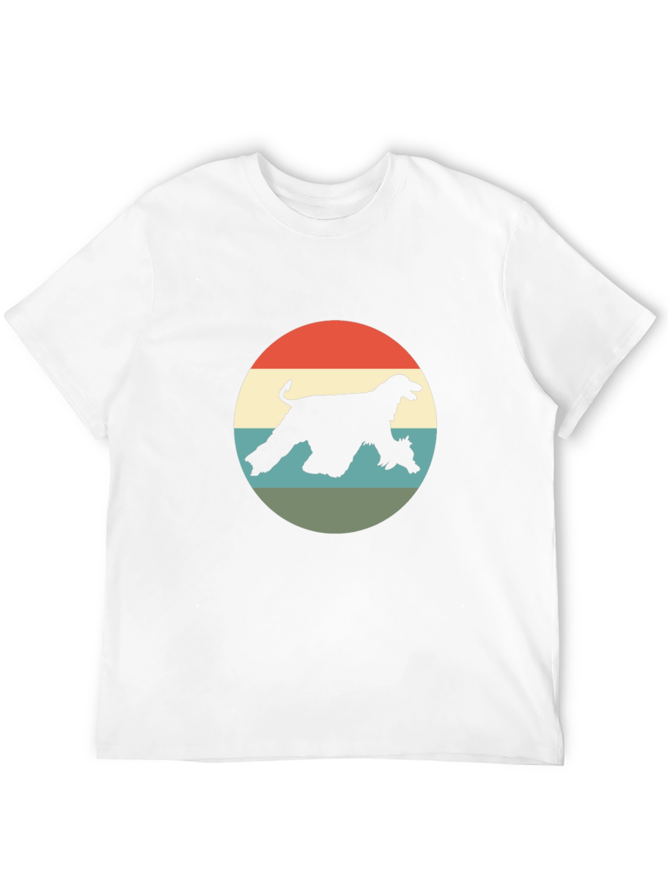 Retro Afghan Hound T-Shirt